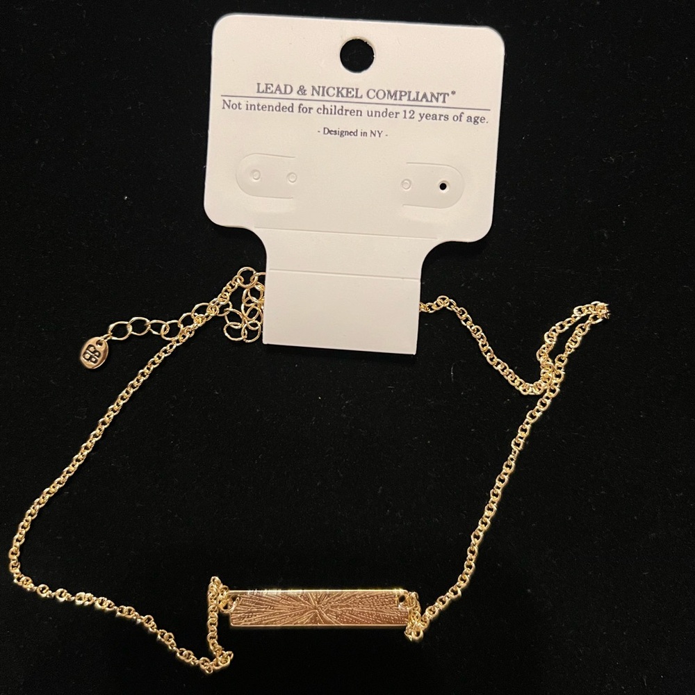 BANSRI Gold Initial Necklace “N” - Picture 2 of 2